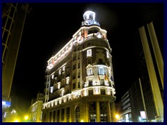 Valencia by night - Banco de Valencia, Carrer de les Barques